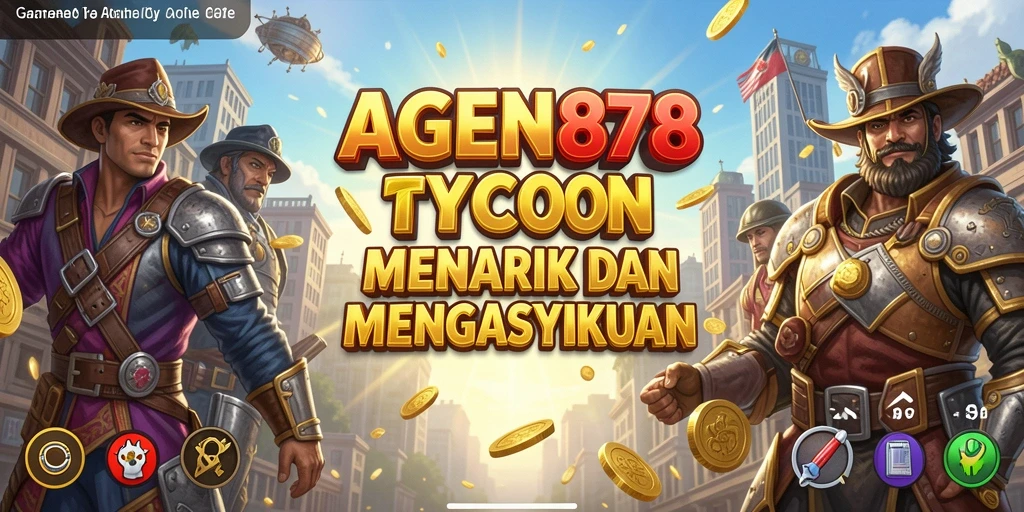 Screenshot AGEN878 menampilkan keseruan gameplay Tycoon yang menarik.