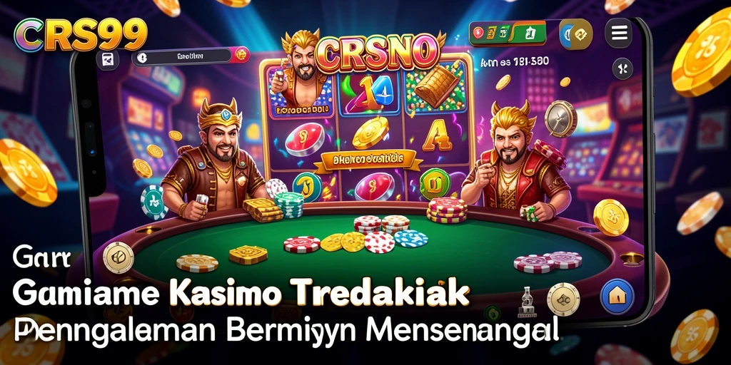 Screenshot CRS99 menampilkan gameplay Kasino yang seru dan berwarna-warni.