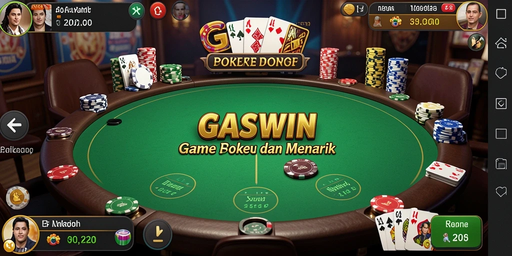 Tampilan gameplay GASWIN yang menarik dan mendebarkan.