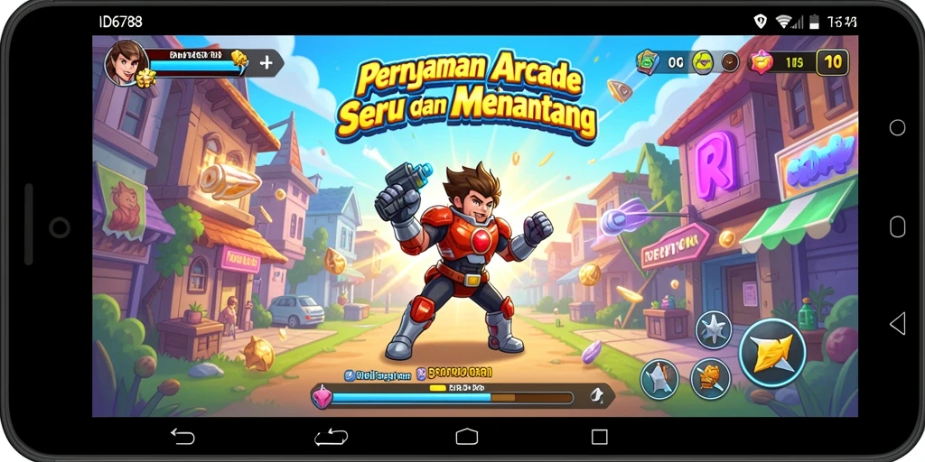 Tampilan gameplay seru dalam ID6788, penuh warna dan tantangan.