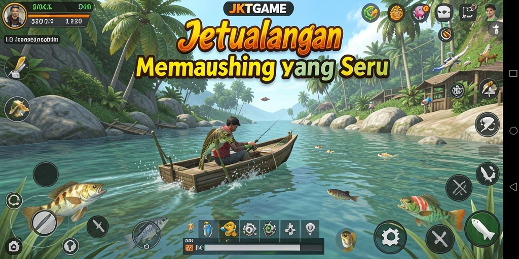 Tangkapan ikan yang menakjubkan dalam JKTGAME.