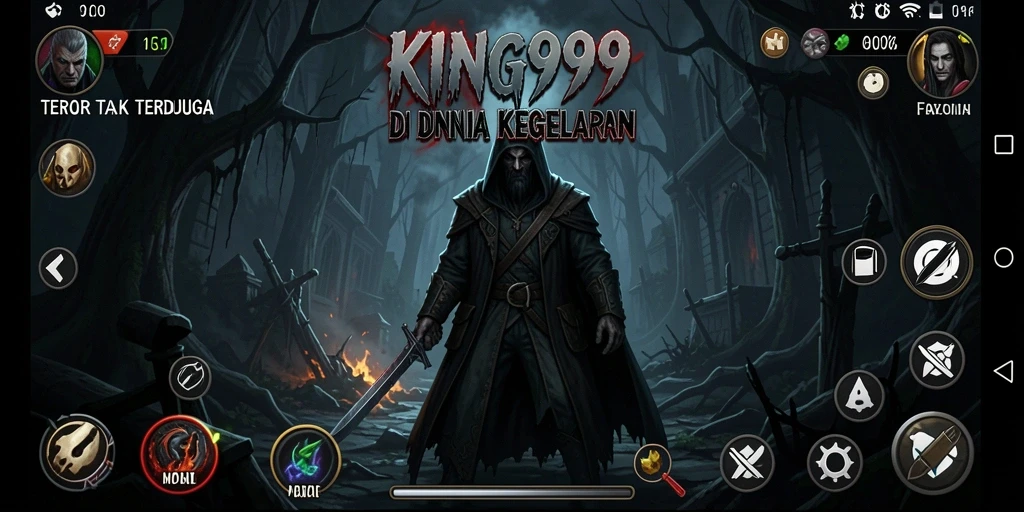 Tampak gameplay mendebarkan dan mencekam dari KING999.