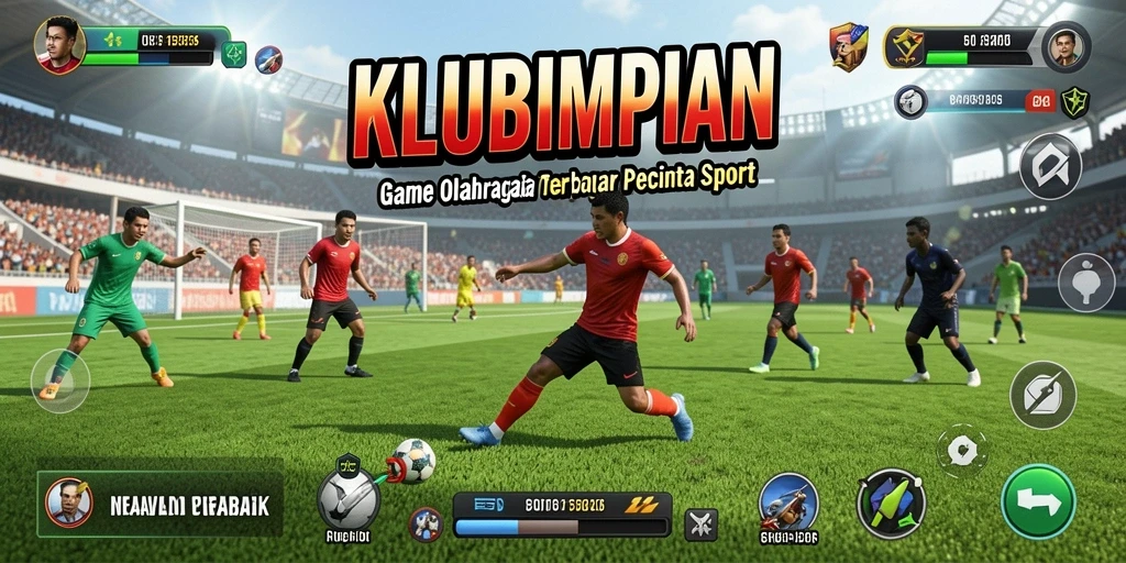 Tampilan permainan olahraga yang seru dan menantang di KLUBIMPIAN.