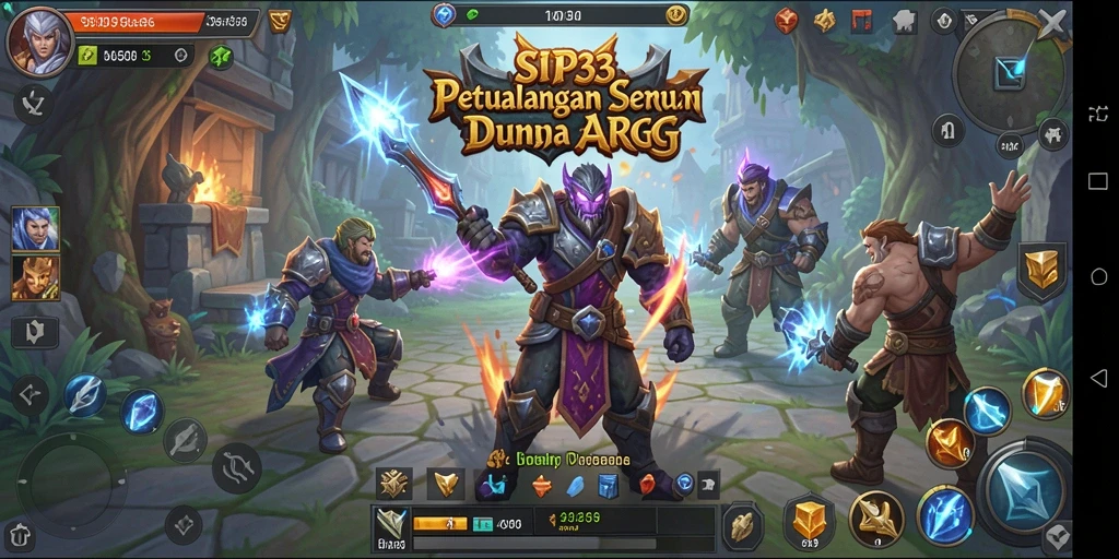Gameplay SIP33 menampilkan pertempuran ARPG yang seru dan strategis.