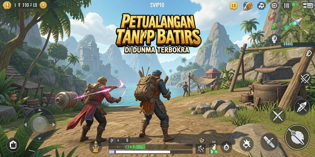 Tampilan gameplay Open World yang mendebarkan di SVIP10.