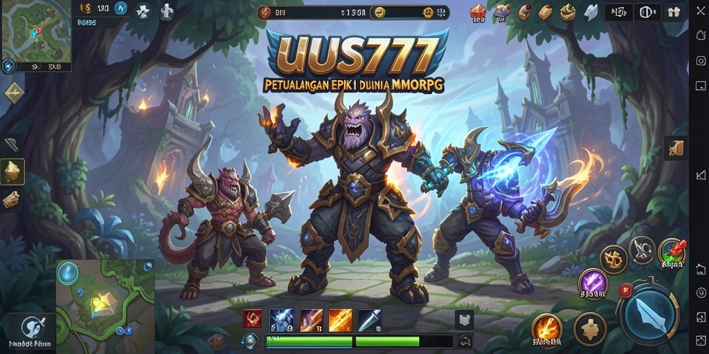 Tampilan gameplay UUS777 yang penuh aksi dan petualangan.