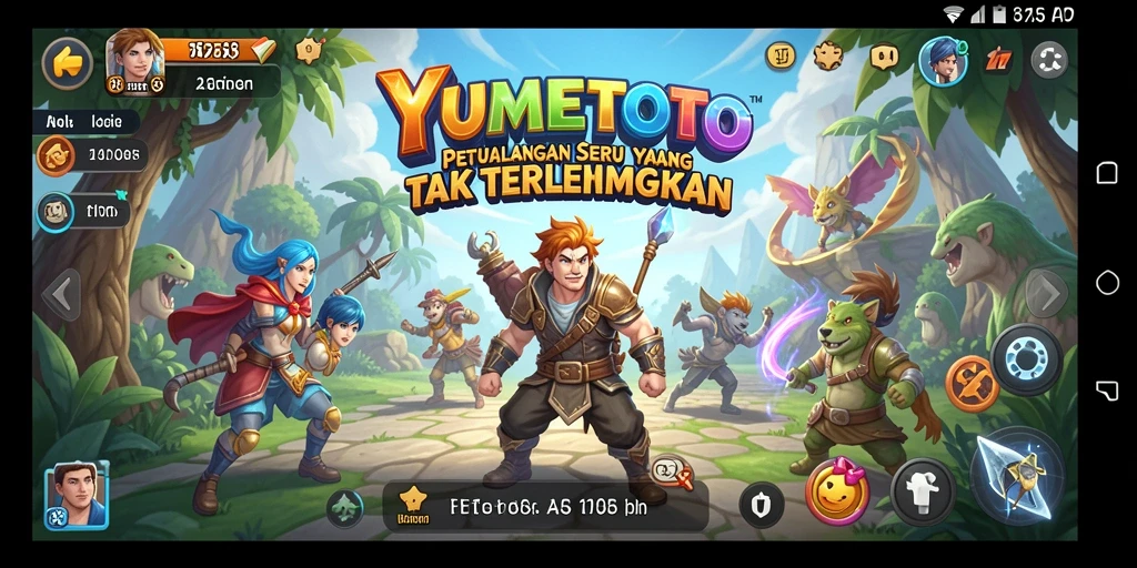 Tampilan gameplay YUMETOTO yang seru dan menantang.